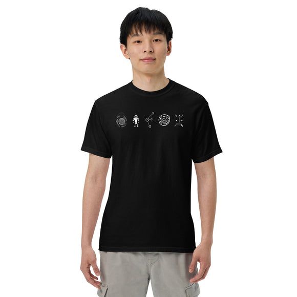 Men’s Constellation City Glyphs garment-dyed heavyweight t-shirt